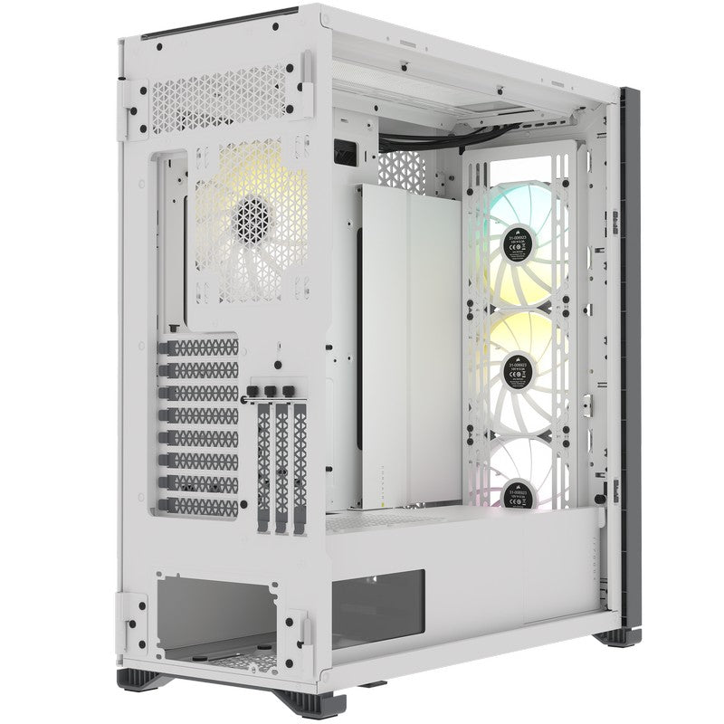 CORSAIR iCUE 7000X RGB Tempered Glass Full Tower ATX Case - White