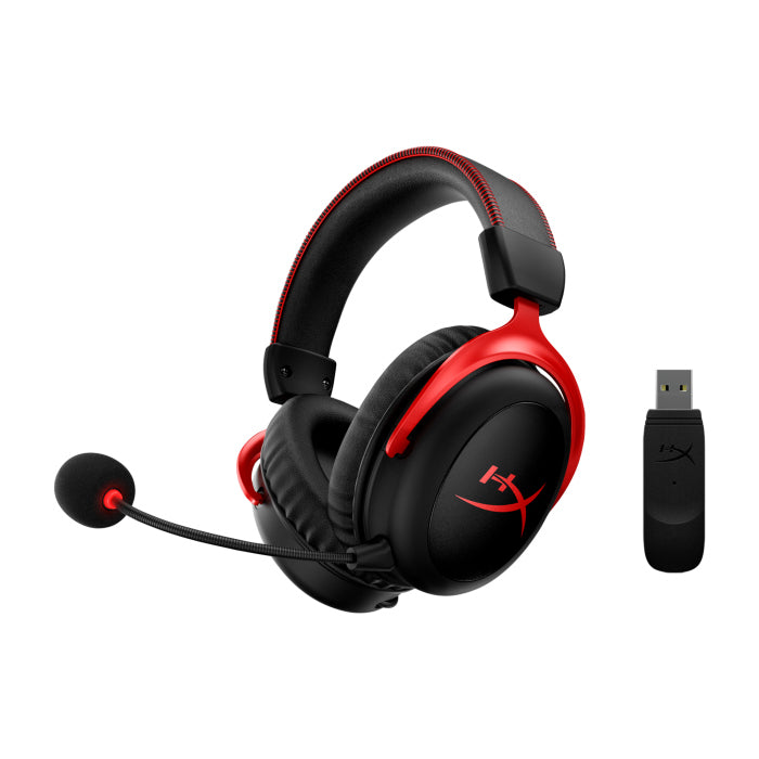 سماعة رأس لاسلكية للألعاب HyperX Cloud II Virtual 7.1 بصوت محيطي - أسود/أحمر 