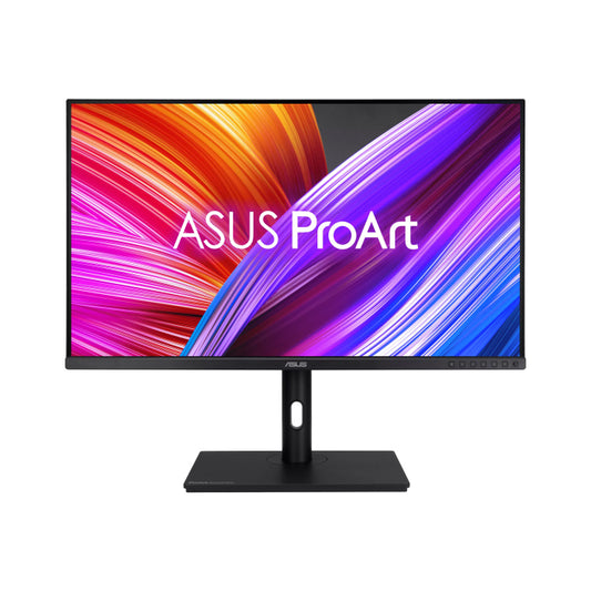 شاشة Asus PA328QV ProArt مقاس 31.5 بوصة QHD IPS HDR احترافية، 100% sRGB، تم التحقق من Calman، حامل مريح مع محور USB، مكبرات صوت مدمجة 