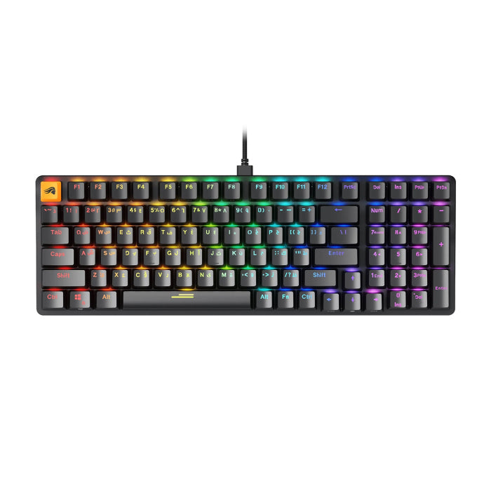 lorious GMMK2 Full Size 96% Pre-Built Edition Modular Wired Mechanical Keyboard (Arabic) - Black