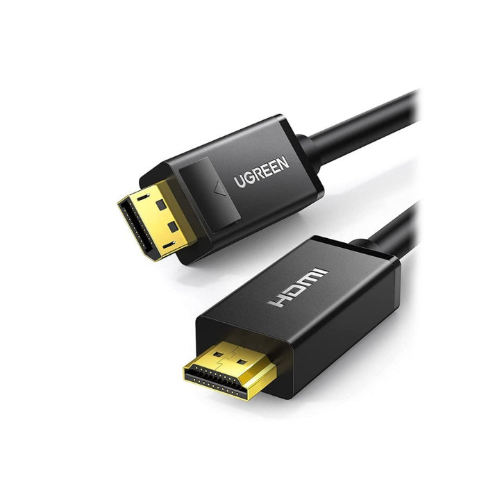 يو جرين - كابل DisplayPort Male إلى HDMI Male بطول 5 متر - أسود 