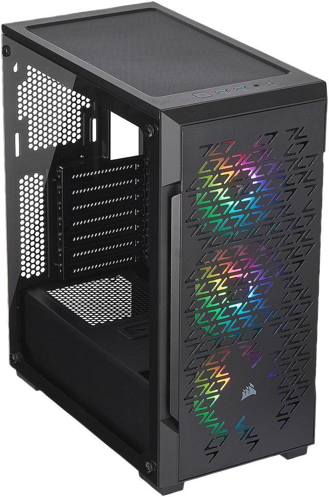 CORSAIR iCUE 220T RGB Airflow Mid Tower Case - Black