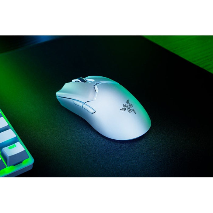 Razer Viper V2 Pro Ultra-Lightweight Wireless/Wired Gaming Esports Mouse Up to 80 Hours Battery Life - White