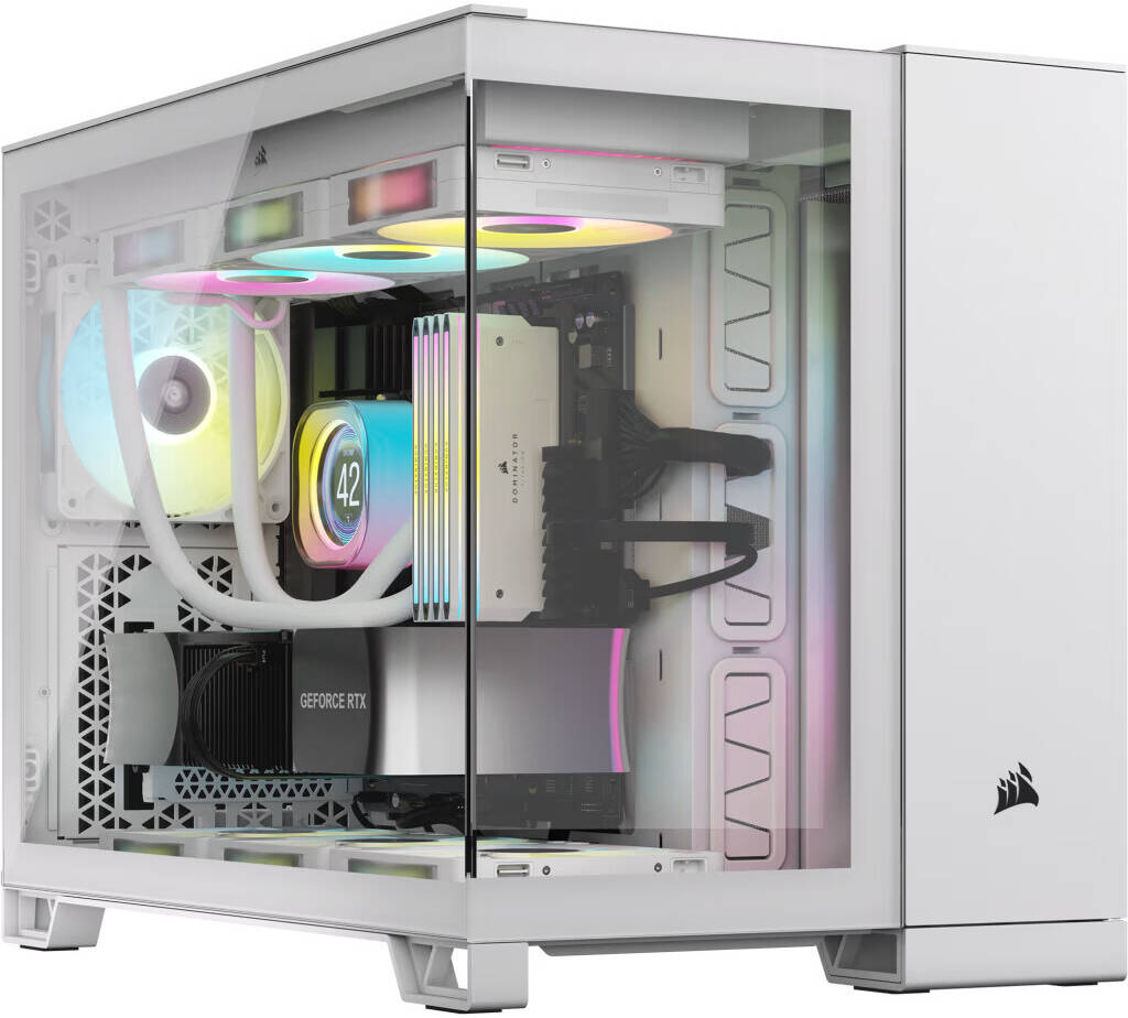 CORSAIR ICUE LINK 2500X RGB Mid Tower Case - White