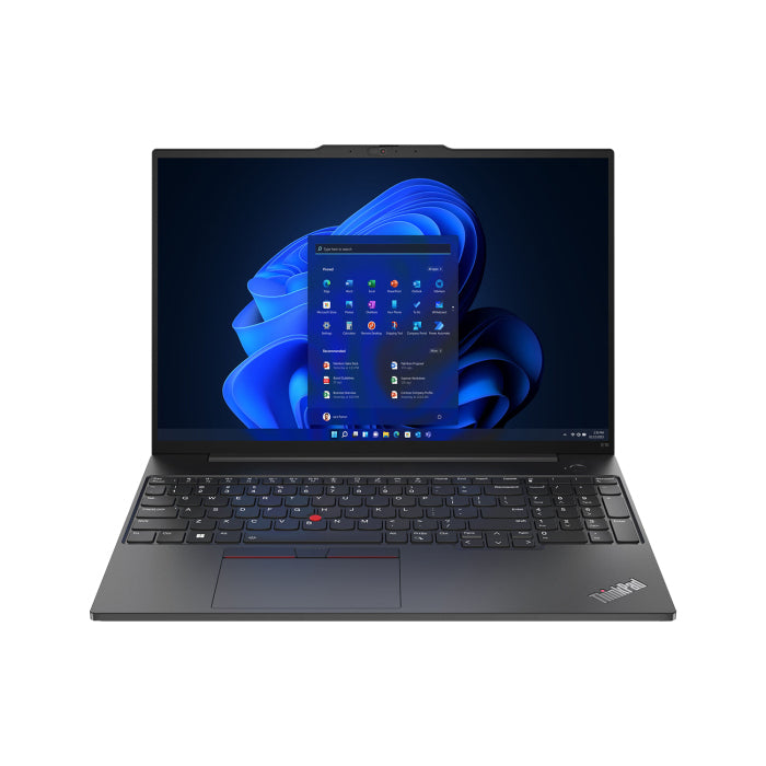 Lenovo ThinkPad E16 Intel Core i5-1335U 13th Gen. 8GB RAM 512GB SSD Intel UHD Graphics 16" WUXGA Screen (Win 11 Pro License) - Black