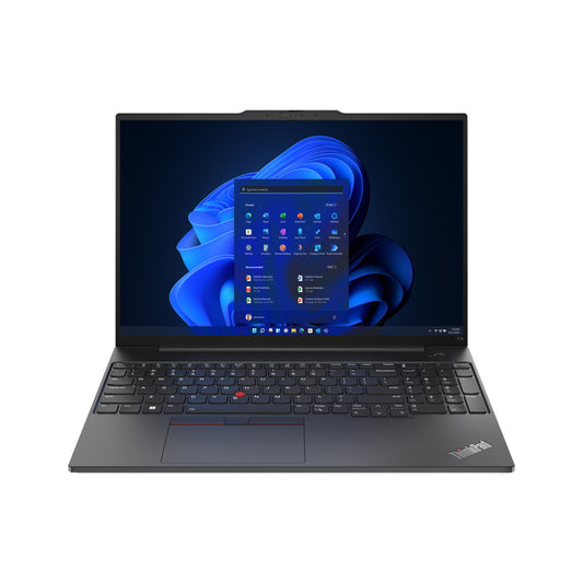 Lenovo ThinkPad E16 Intel Core i7-1355U 13th Gen. 8GB RAM 512GB SSD Intel UHD Graphics 16" WUXGA Screen (Win 11 Pro License) - Black