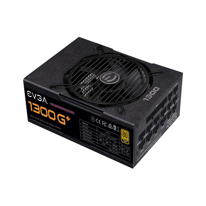 EVGA SuperNOVA 1300 GT 80+ Gold معياري بالكامل 1300 وات مزود طاقة في وضع Eco مع مروحة FDB 