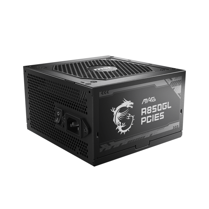 MSI MAG A850GL PCIE5 80PLUS GOLD Full Modular 850W Power Supply