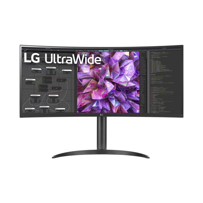 LG 34'' 34WQ75C-B QHD 2K IPS 60Hz 5ms UltraWide Curved Monitor With HDR10 USB Type-C RJ45