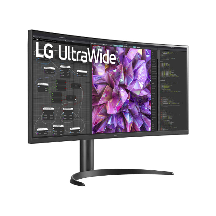 LG 34'' 34WQ75C-B QHD 2K IPS 60Hz 5ms UltraWide Curved Monitor With HDR10 USB Type-C RJ45