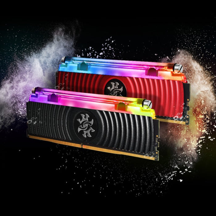 XPG SPECTRIX D80 16GB (2x8GB) DDR4 4133MHz RGB Liquid Cooling Desktop Memory Kit - Red