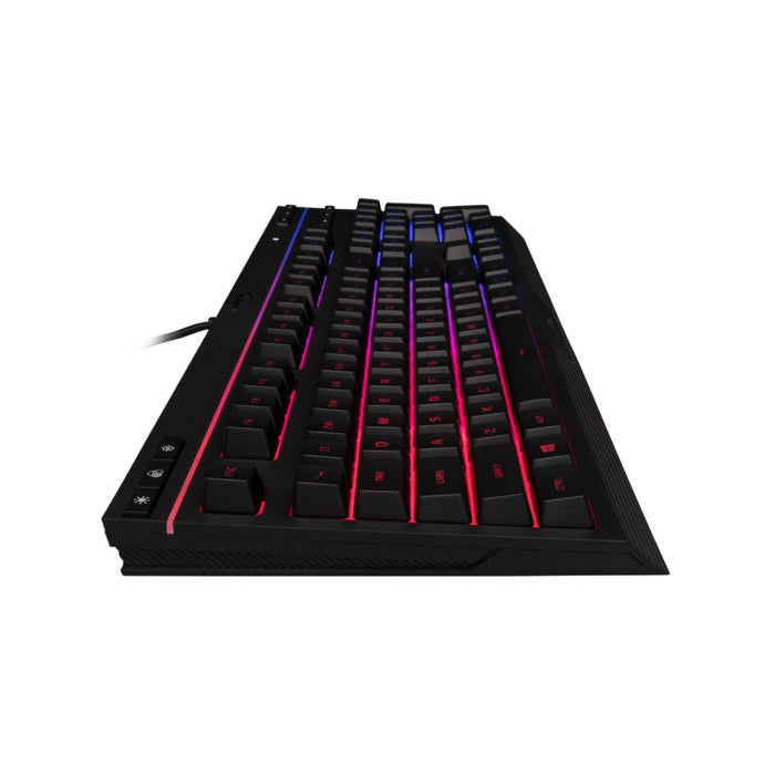 لوحة مفاتيح سلكية للألعاب HyperX Alloy Core Membrane RGB متوافقة مع أجهزة الكمبيوتر الشخصية وPS4™ وXbox One™ - أسود 