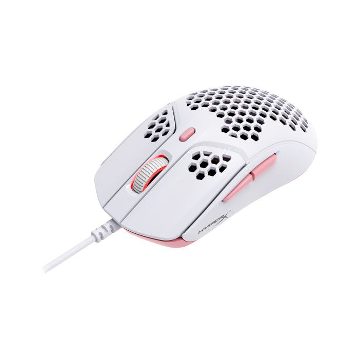 ماوس الألعاب HyperX Pulsefire Haste خفيف الوزن للغاية (59 جم) - أبيض 