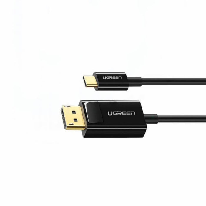 UGreen MM139 كابل USB من النوع C إلى Displayport بطول 1.5 متر - أسود 