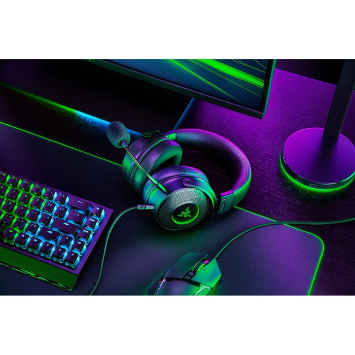 Razer Kraken V3 HyperSense Wired USB Gaming Headset Haptic Technology - Black