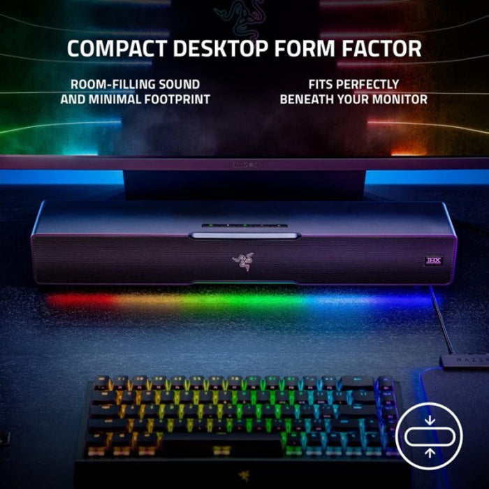 Razer Leviathan V2 Gaming Soundbar with Subwoofer