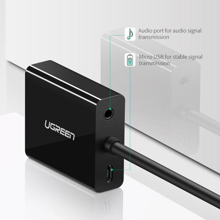 UGreen VGA to HDMI Converter with Audio & Power Supply