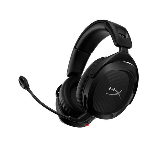 سماعة الألعاب اللاسلكية HyperX Cloud Stinger 2 المزودة بميكروفون مانع للضوضاء DTS® Headphone:X® Spatial Audio للكمبيوتر الشخصي - أسود 