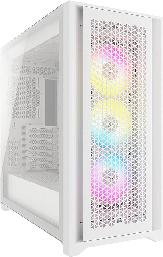 CORSAIR 5000D RGB Airflow Mid-Tower - White