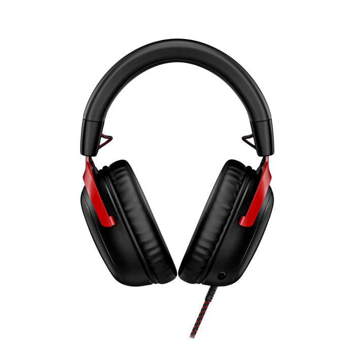 HyperX Cloud III – Wired Gaming Headset, PC, PS5, Xbox Series X|S, Switch, Mobile Angled 53mm Drivers, DTS,USB-C, USB-A, 3.5mm – (Black/Red)