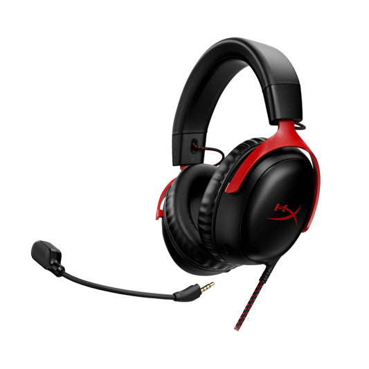 HyperX Cloud III Wireless Gaming Headset for PC, PS5, PS4, Nintendo Switch (Black/Red)