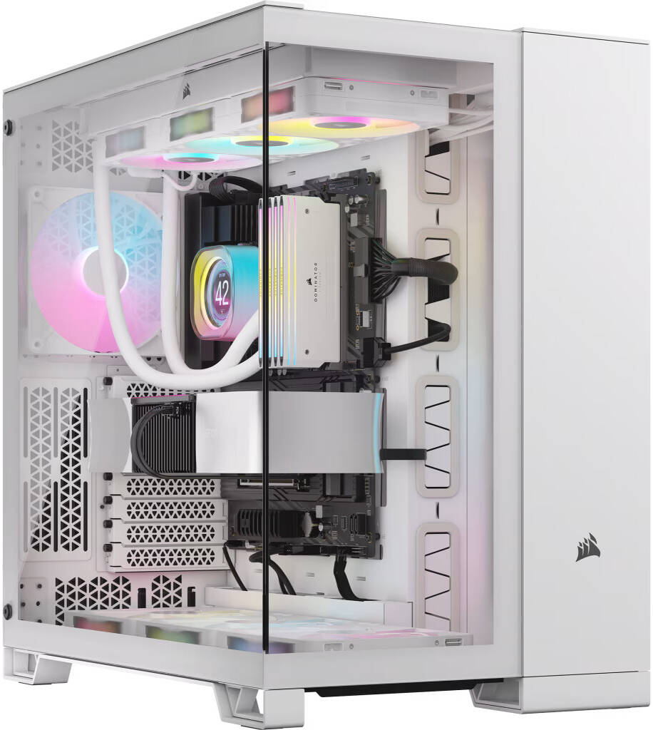 CORSAIR 6500X Mid Tower Case - White