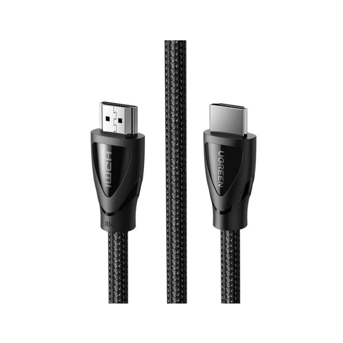 UGreen HDMI 8K Ultra HD High Speed Cable 3M Male to Male with Cotton Braided - Black