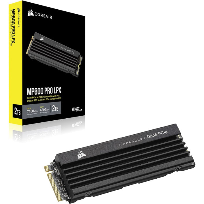 Corsair MP600 PRO LPX 1TB PCIe Gen4 x4 NVMe M.2 SSD - PS5 Compatible