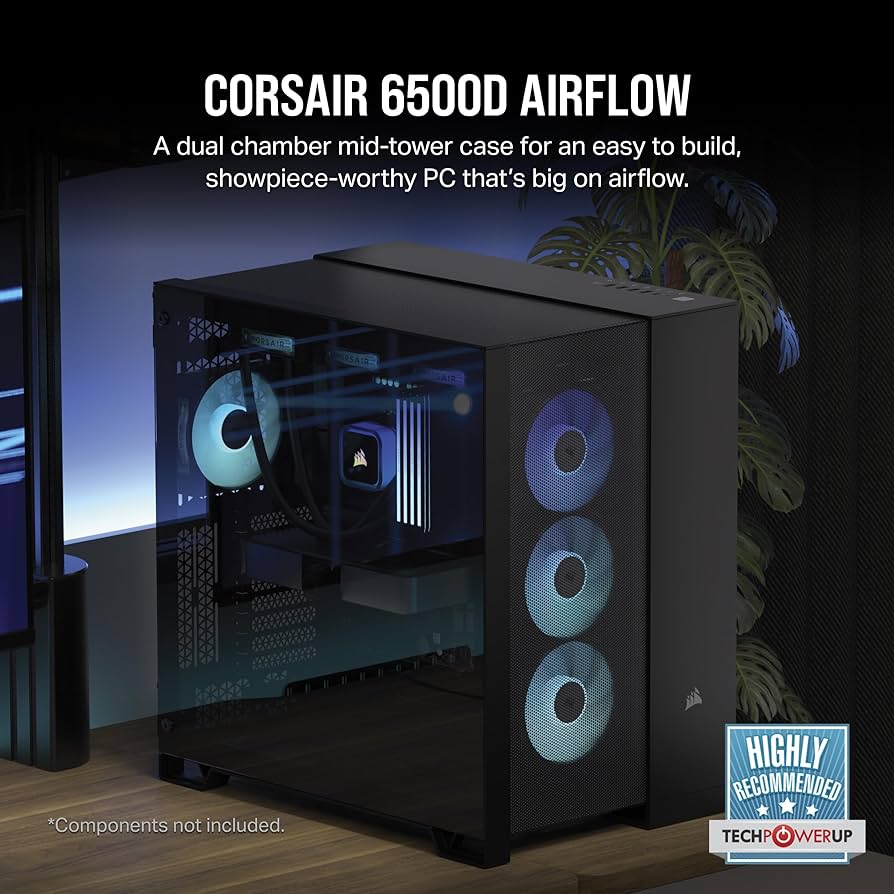 CORSAIR 6500D Airflow Tempered Case - Black