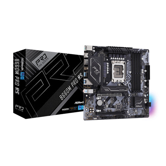 ASRock Intel B660M PRO RS DDR4 Motherboard