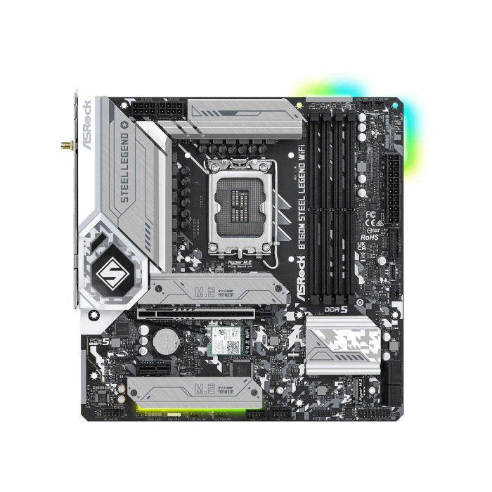 ASRock Intel B760M Steel Legend WIFI DDR5 Motherboard