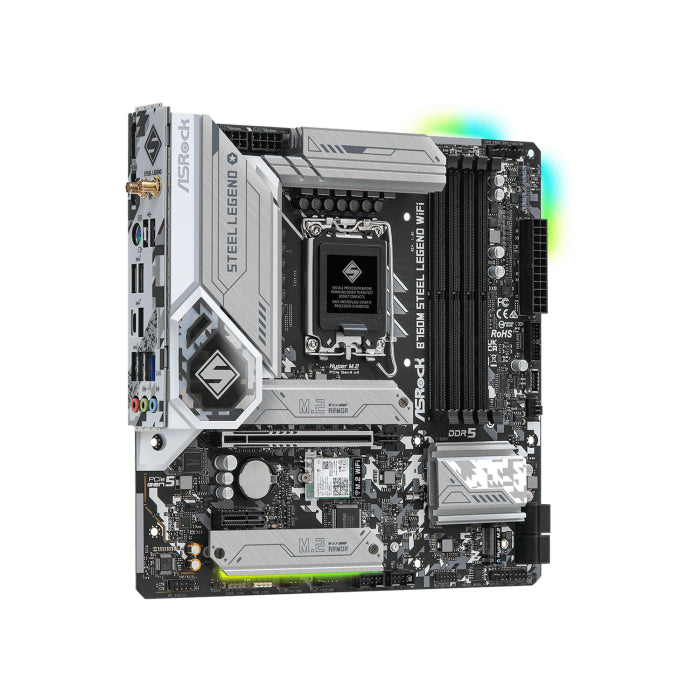 ASRock Intel B760M Steel Legend WIFI DDR5 Motherboard