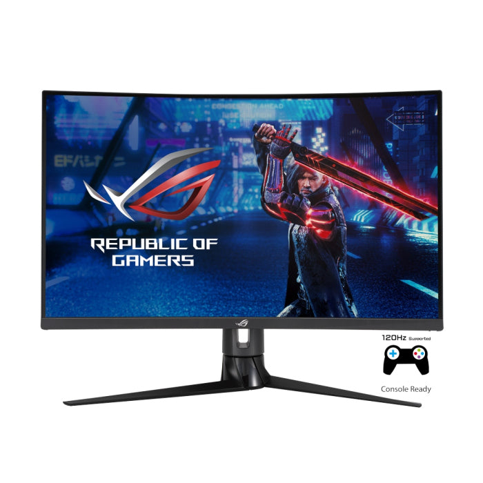 Asus ROG Strix XG32VC 32" VA 170Hz 1ms WQHD-2K HDR AMD Free-Sync USB-C/KVM Switch Support Ultrafast Gaming Monitor