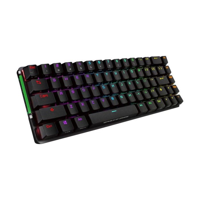 Asus M602 Rog Falchion Ace 65% Wired RGB Mechanical Gaming Keyboard NX Red Switch Linear & Swift (Arabic) - Black