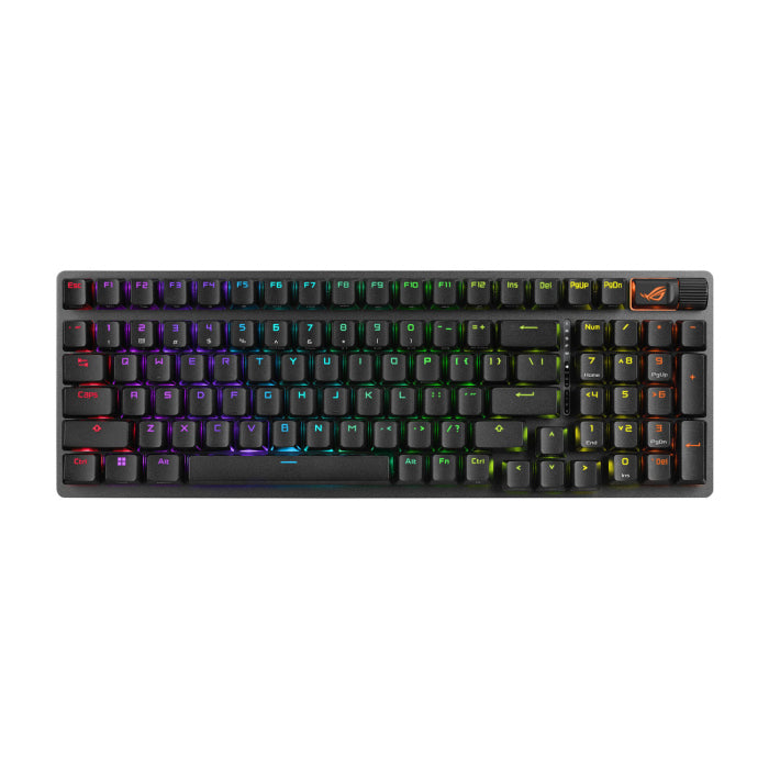 Asus X901 Rog Strix Scope II 96 Wireless RGB Mechanical Gaming KeyBoard NX Snow Switch Refined Linear - Black