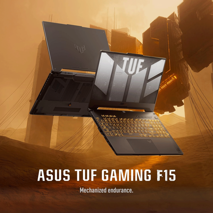 Asus TUF F15 FX507VI-LP073W Gaming Laptop Intel Core i7-13620H 32GB RAM 1TB SSD GeForce RTX 4070 8GB 15.6"FHD 144Hz Display (Arabic / English Keyboard) Windows 11 Home