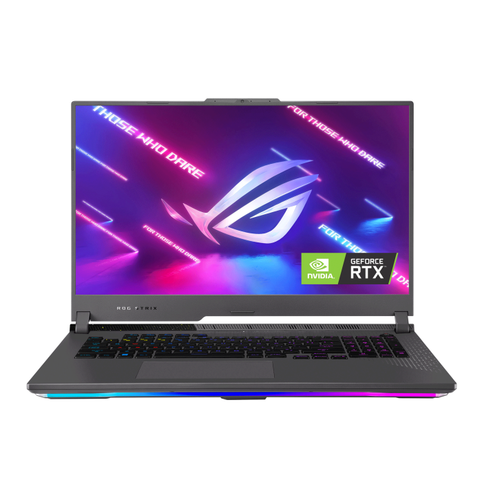 Asus ROG Strix G17 (G713PI-9321G) Gaming Laptop AMD Ryzan 9-7845HX Processor, 32GB RAM DDR5, 1TB 4.0 NVMe M.2 SSD, NVIDIA GeForce RTX 4070 8GB, 17.3” FHD (1920 x 1080) 16:9 144hz Display (Arabic / English Keyboard)