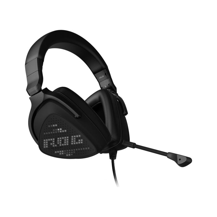 Asus ROG Delta S Animate Wired Gaming Headset Noise-Canceling Mic Compatible with PC PlayStation 4/ 5 Nintendo Switch™