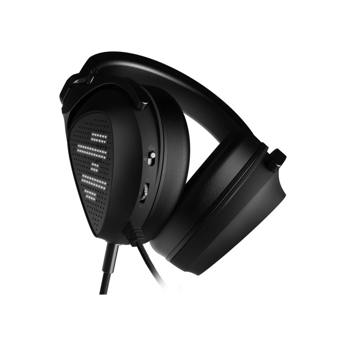 Asus ROG Delta S Animate Wired Gaming Headset Noise-Canceling Mic Compatible with PC PlayStation 4/ 5 Nintendo Switch™