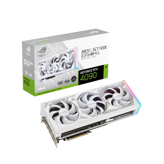 Asus Rog Strix Gaming GeForce RTX 4090 White OC Edition 24GB GDDR6X Graphic Card