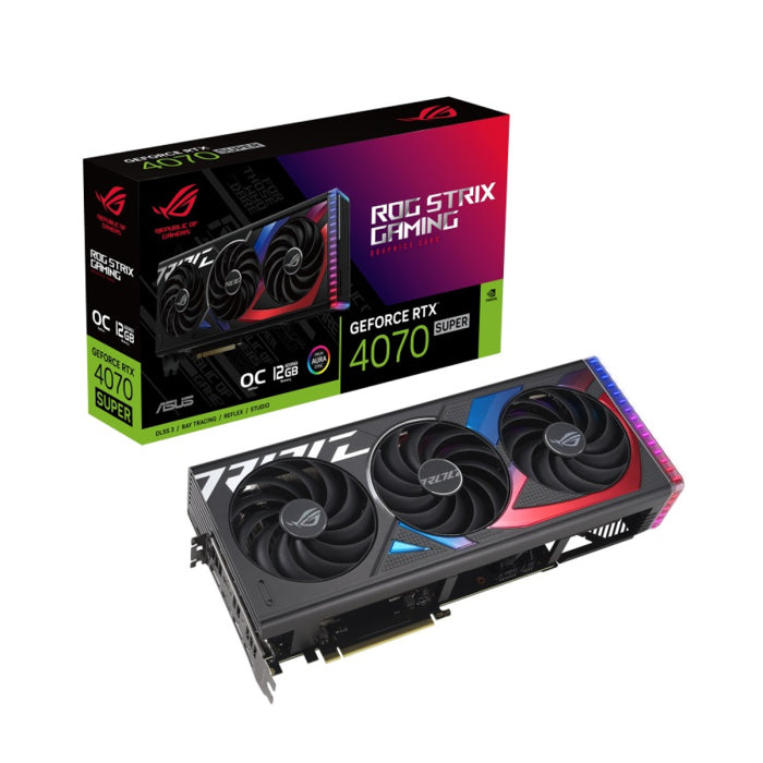 Asus Rog Strix Gaming GeForce RTX 4070 Super OC Edition 12GB GDDR6X Graphic Card