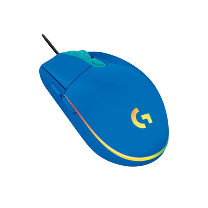 Logitech G203 Lightsync RGB Upto 8,000 DPI Wired Gaming Mouse - Blue