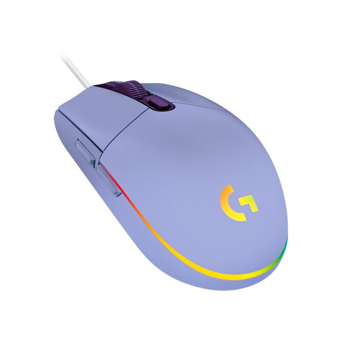 Logitech G203 LIGHTSYNC RGB Wired Gaming Mouse - Lilac