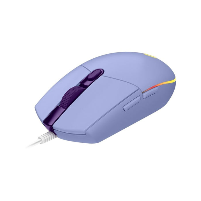 Logitech G203 LIGHTSYNC RGB Wired Gaming Mouse - Lilac