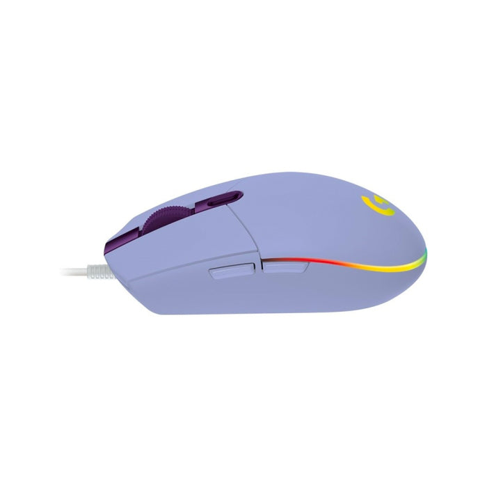 Logitech G203 LIGHTSYNC RGB Wired Gaming Mouse - Lilac