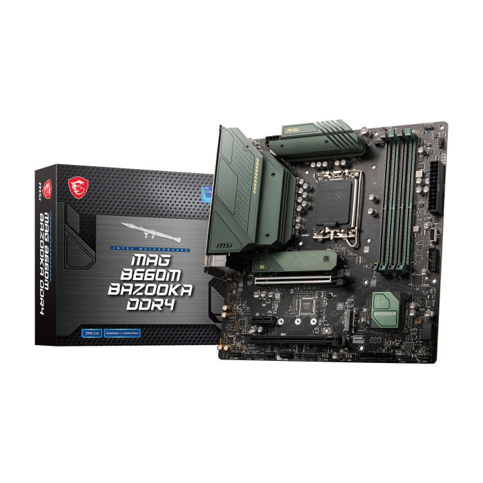 MSI Intel MAG B660M BAZOOKA DDR4 MotherBoard