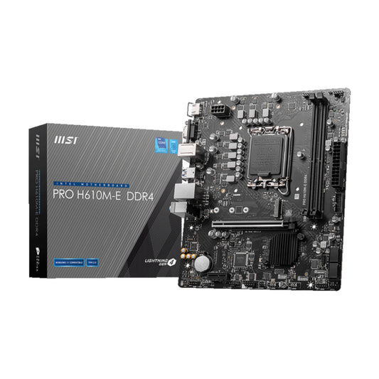 MSI PRO H610M-E DDR4 Motherboard