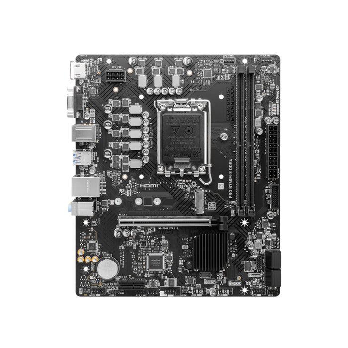 MSI Intel Pro B760M-E DDR4 Motherboard