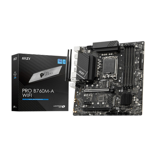 MSI Intel PRO B760M-A WIFI DDR5 Motherboard