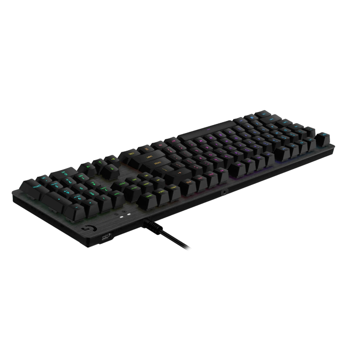 Logitech G513 Carbon Wired Mechanical Gaming Keyboard GX Blue Clicky - Black